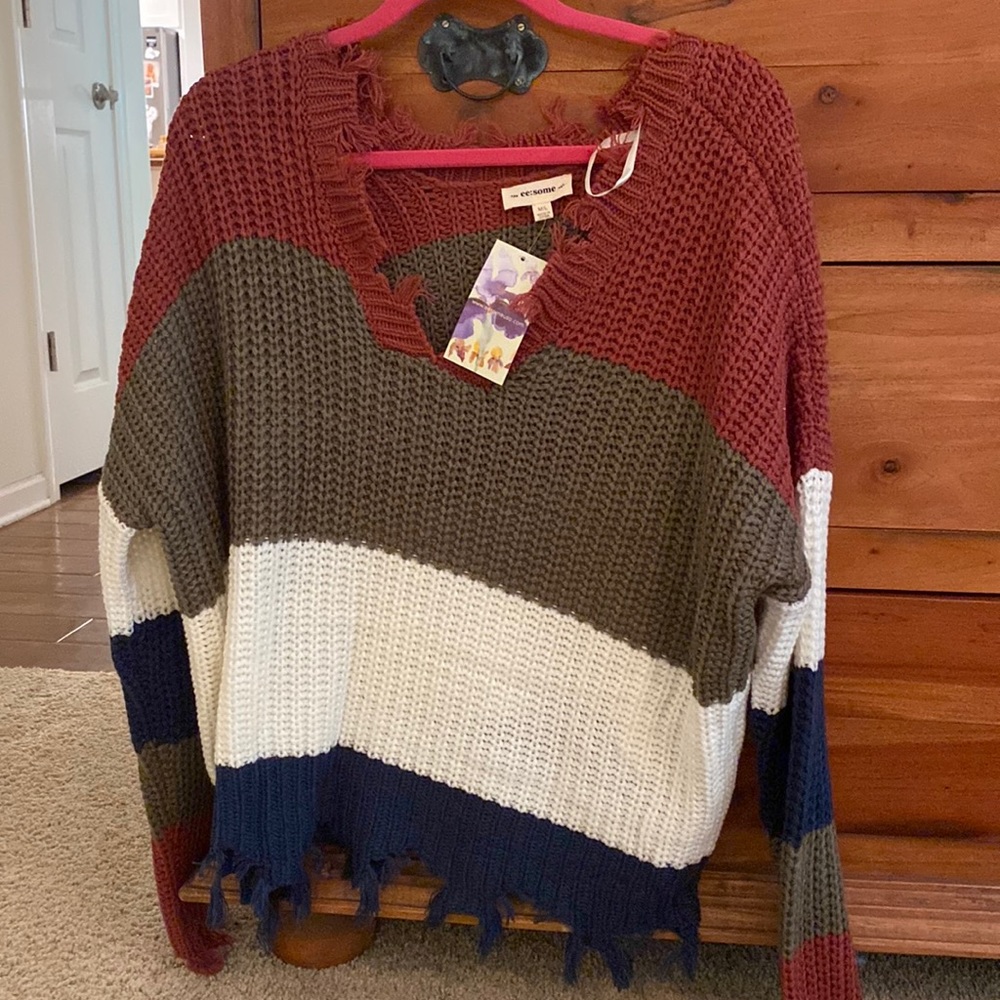 Distressed Sweater
